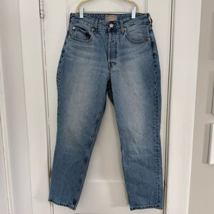 Everlane Straight Leg Jeans in Light Blue